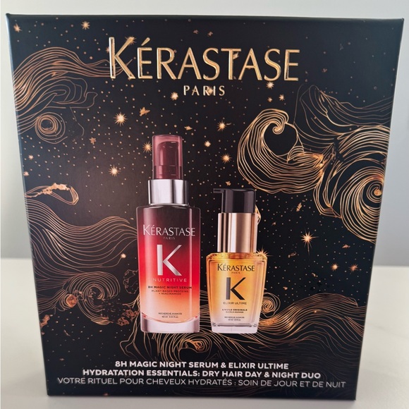 Kerastase Nutrive 8 H Magic  Night Serum & Elixir Ultime Set - Picture 1 of 4